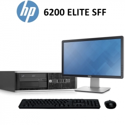 HP 6200 SFF / i3-2120 / 4GB RAM / 250GB HDD + MONITOR 20" + TECLADO Y RATÓN